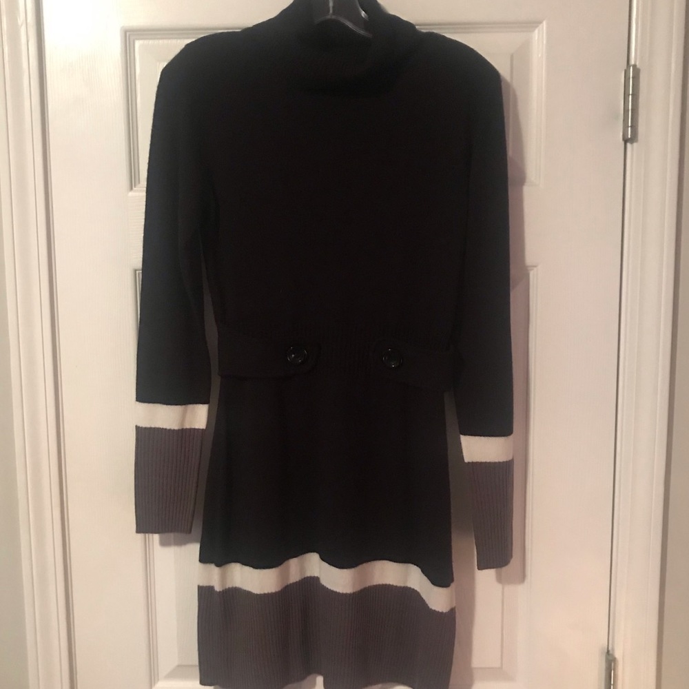 A Black & White Sweater Dress